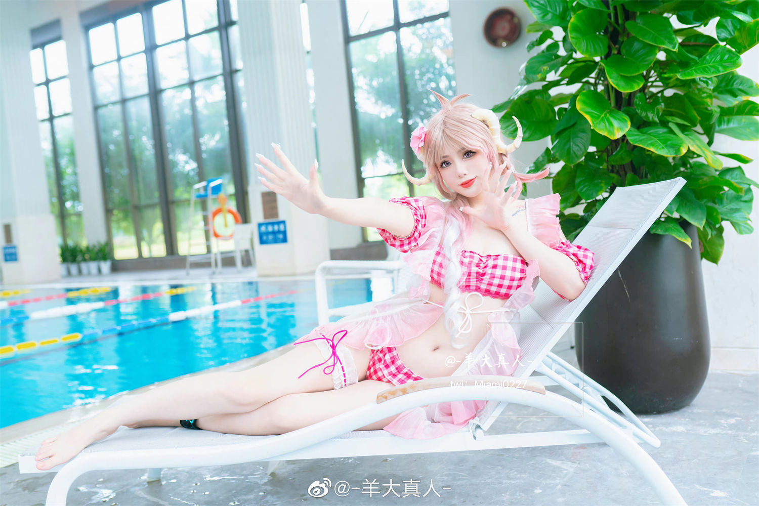 羊大真人cosplay图片，艾雅法拉珊瑚海岸-COS村