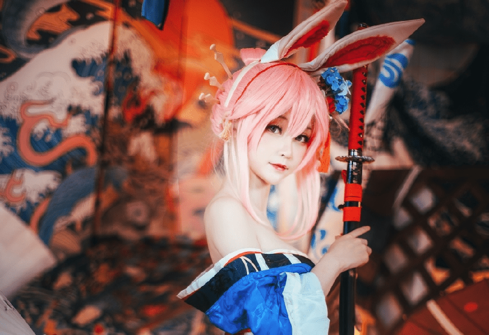 Yui金鱼cosplay，这不是樱花是仙女啊！-COS村