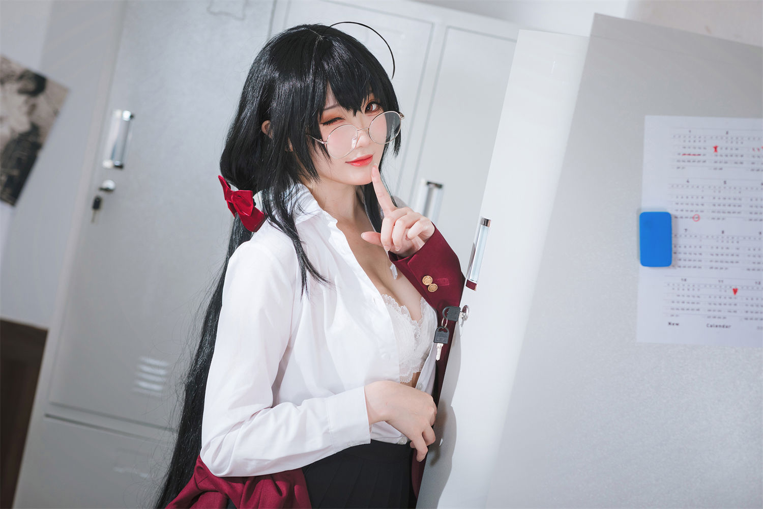 最美大凤JK，瓜希酱下的绝美cosplay图集作品-COS村