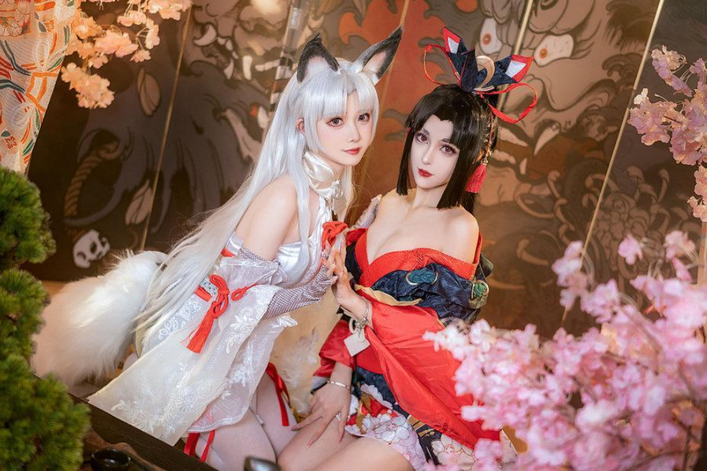 《永劫无间》Cosplay迦南龙门飞天太逼真了~-COS村