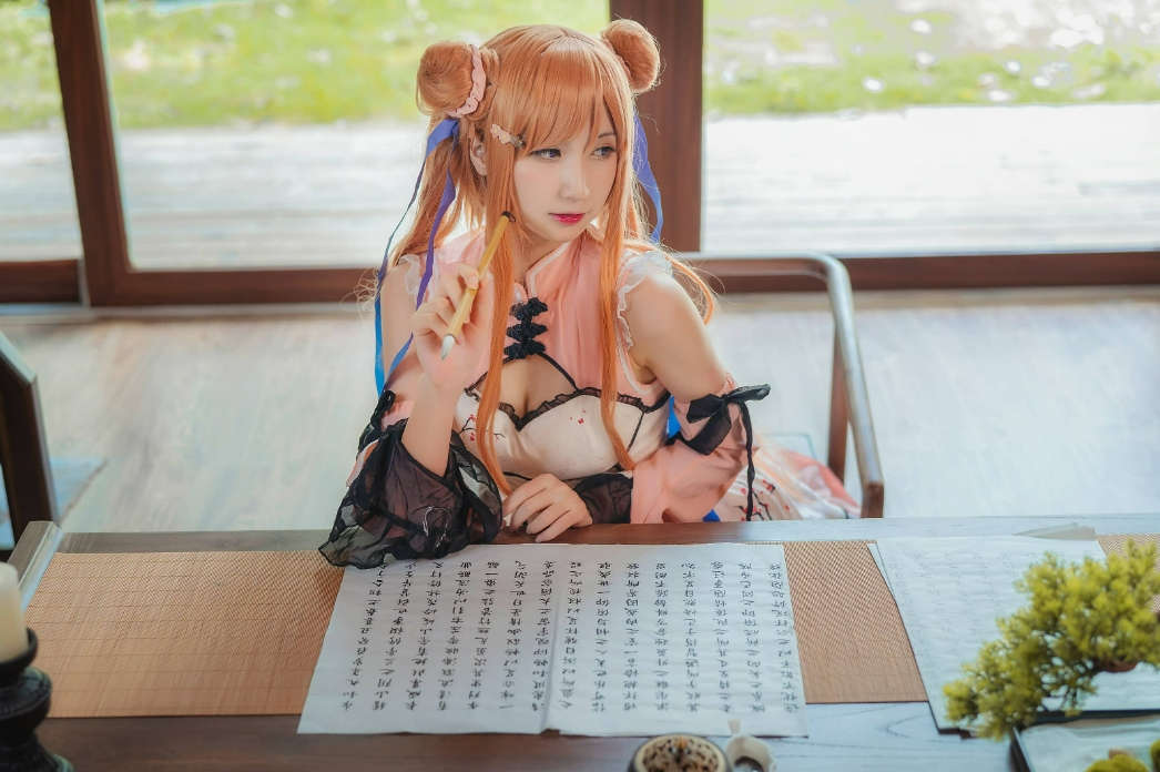 贝儿酱Miki春梅绽放时，古风cosplay图集展现东方韵味-COS村